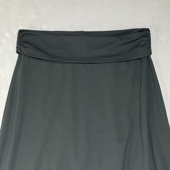 Eddie Bauer Knit Stretch Skirt Small Gray A Line Athleisure Comfy Sporty Casual - Picture 3 of 8